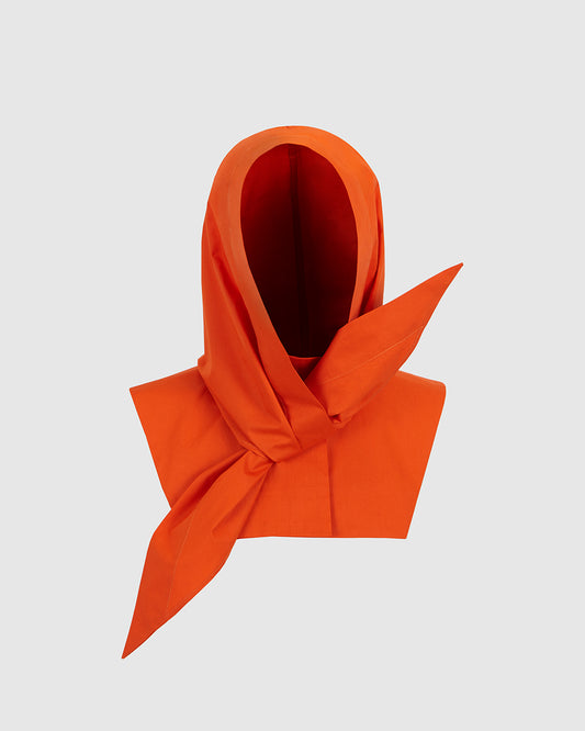 CAPUCHA IMPERMEABLE NARANJA BRILLANTE
