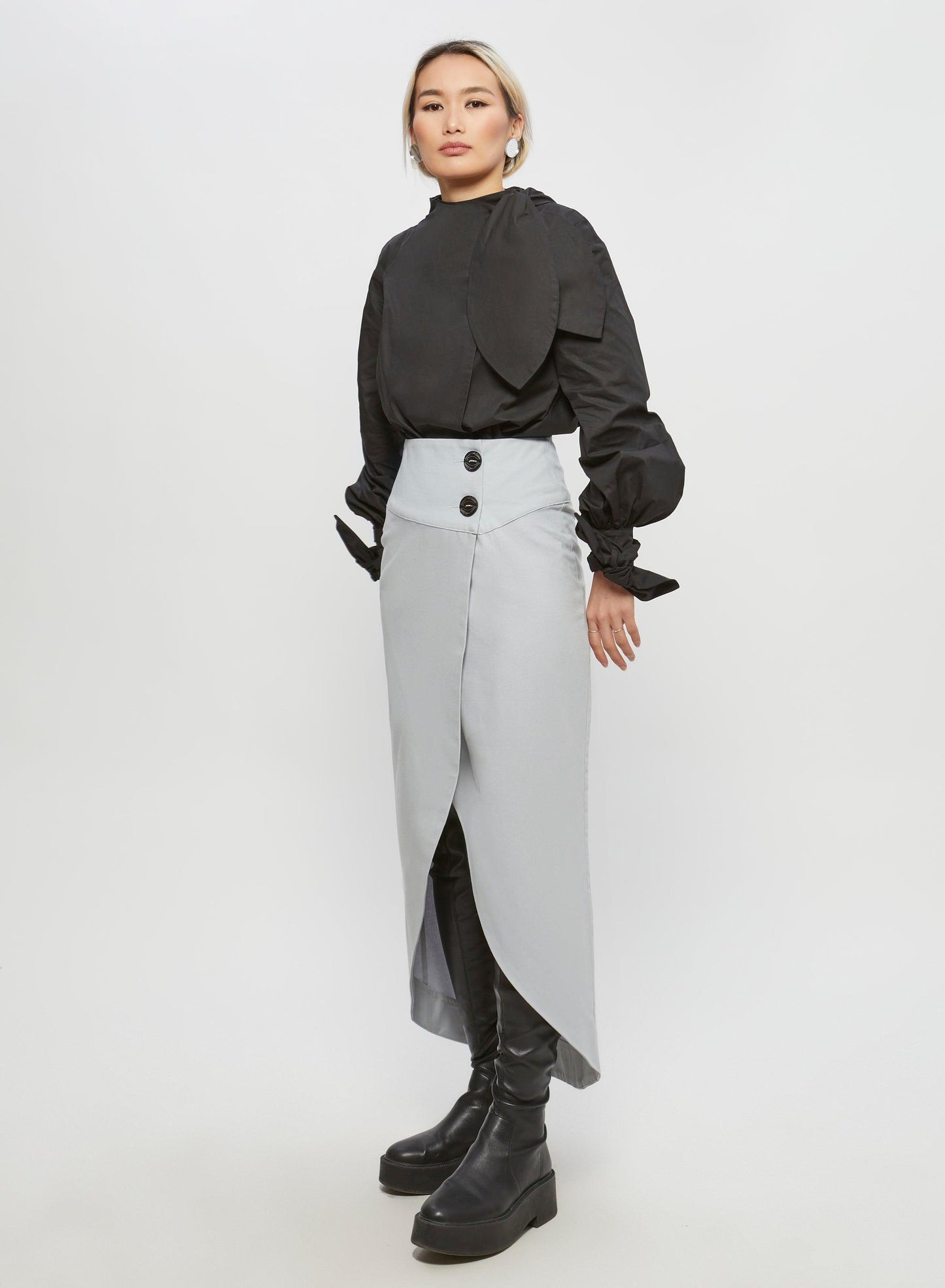 ARTIC BLUE TULIPAN SKIRT - BIAAF LAB