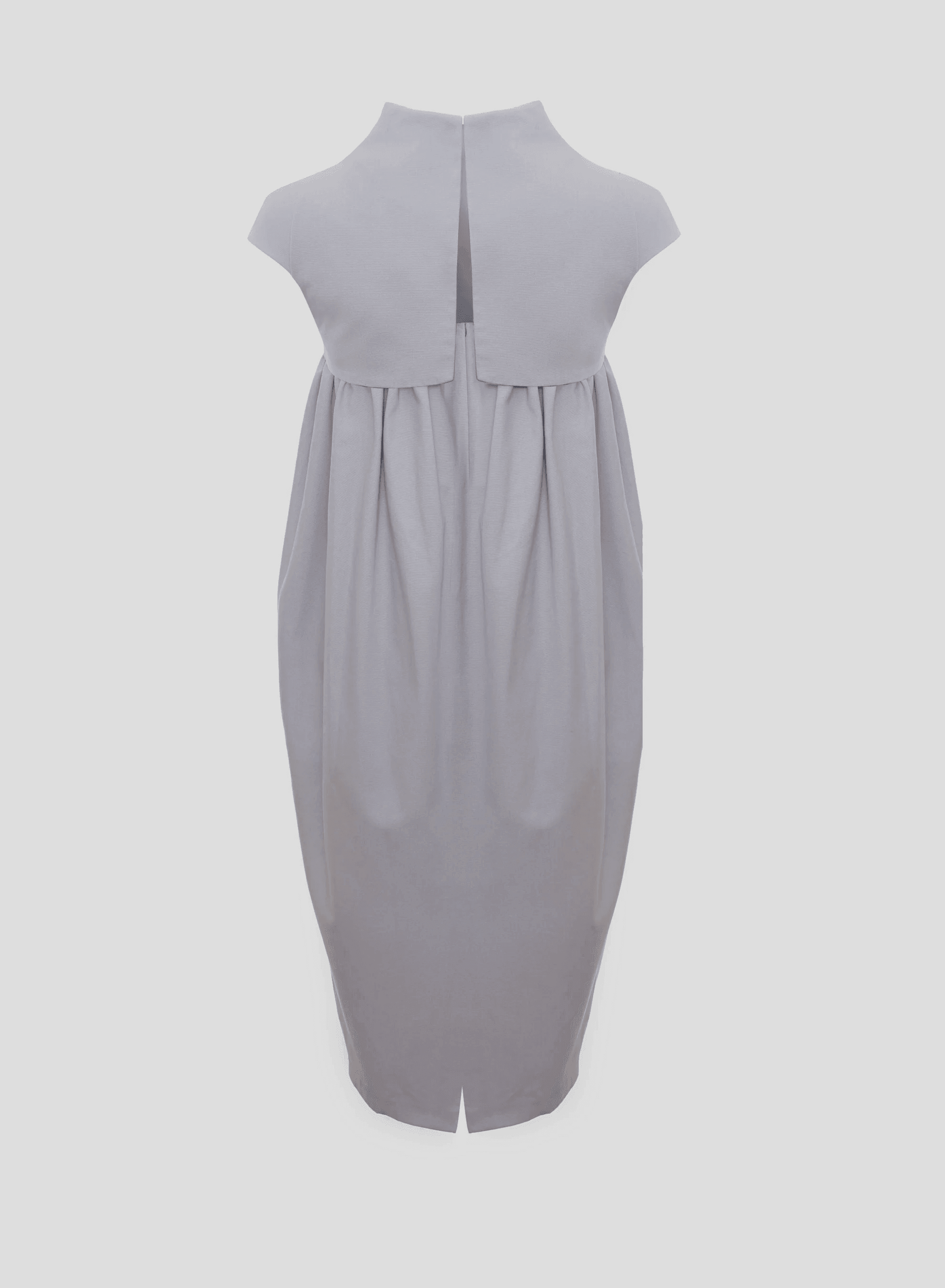 ARTIC BLUE PEPLUM DRESS - BIAAF LAB