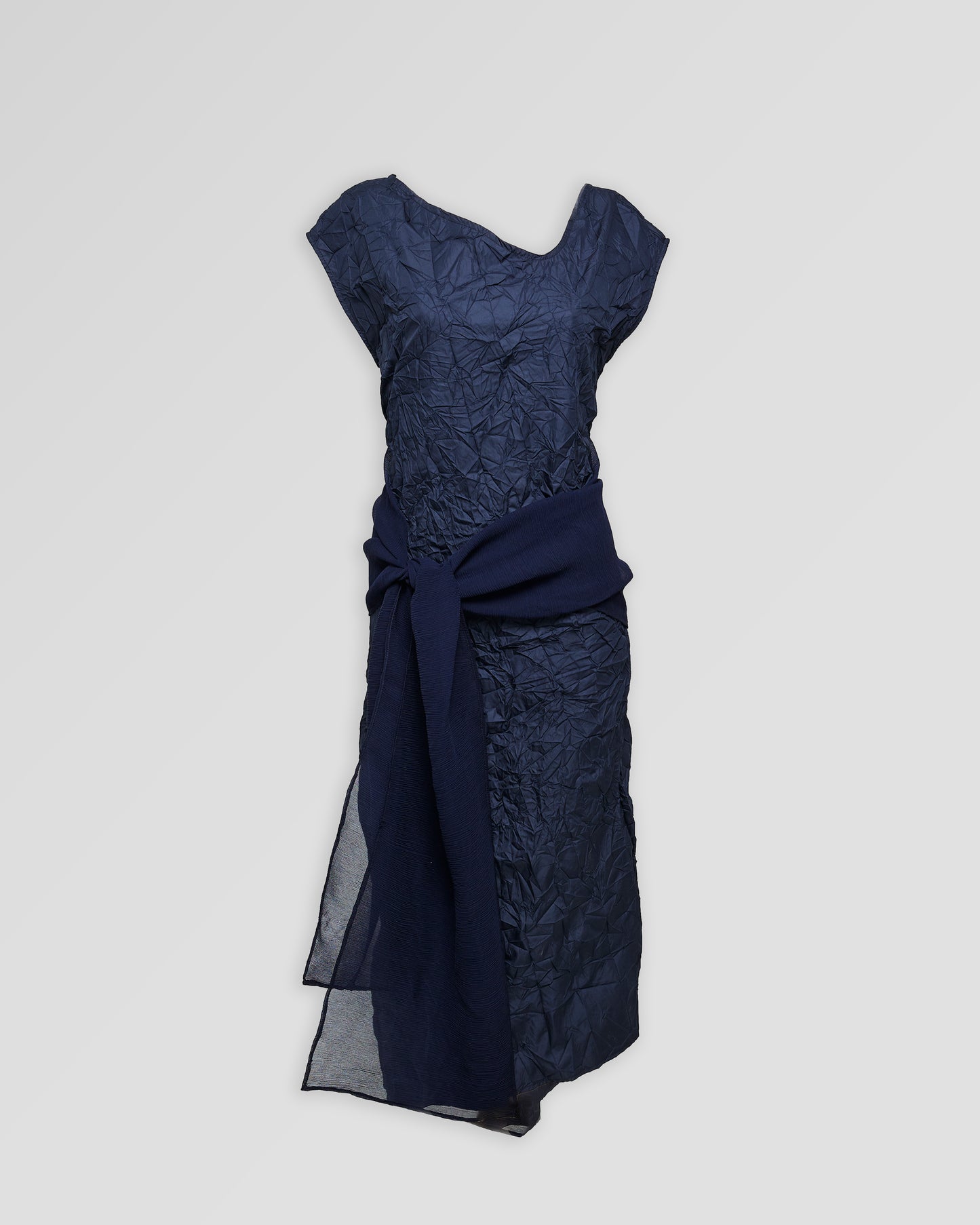 WRAP blue dress