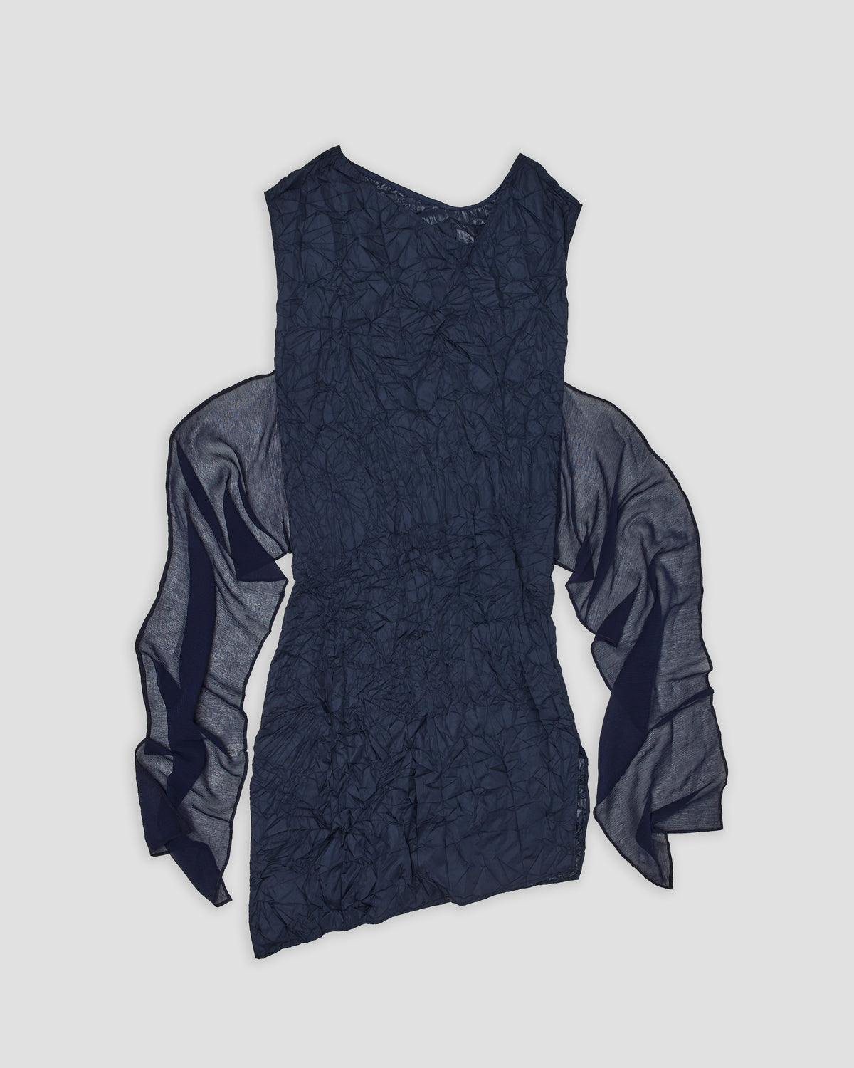 WRAP blue dress