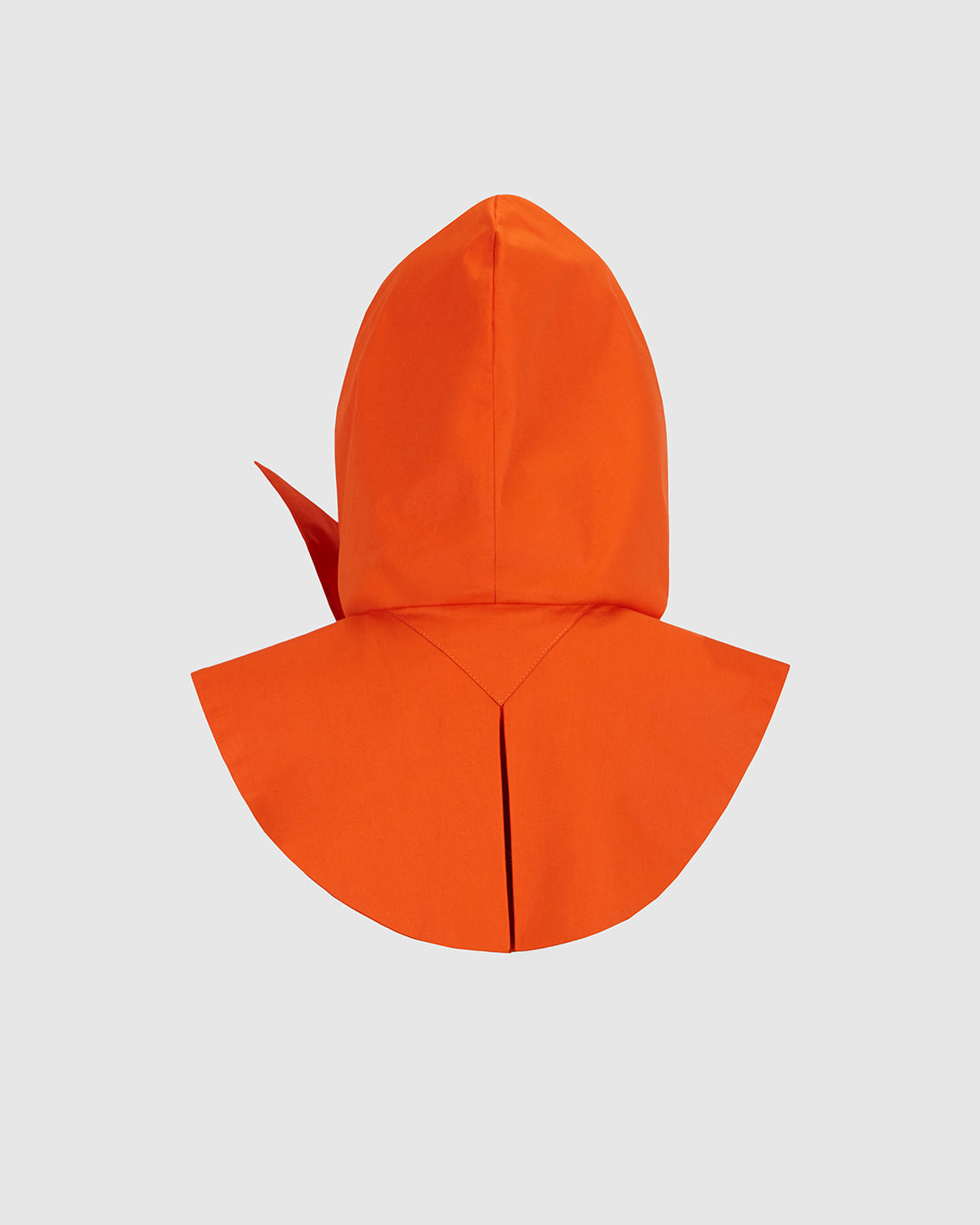 BRIGHT ORANGE WATER-REPELLENT HOOD