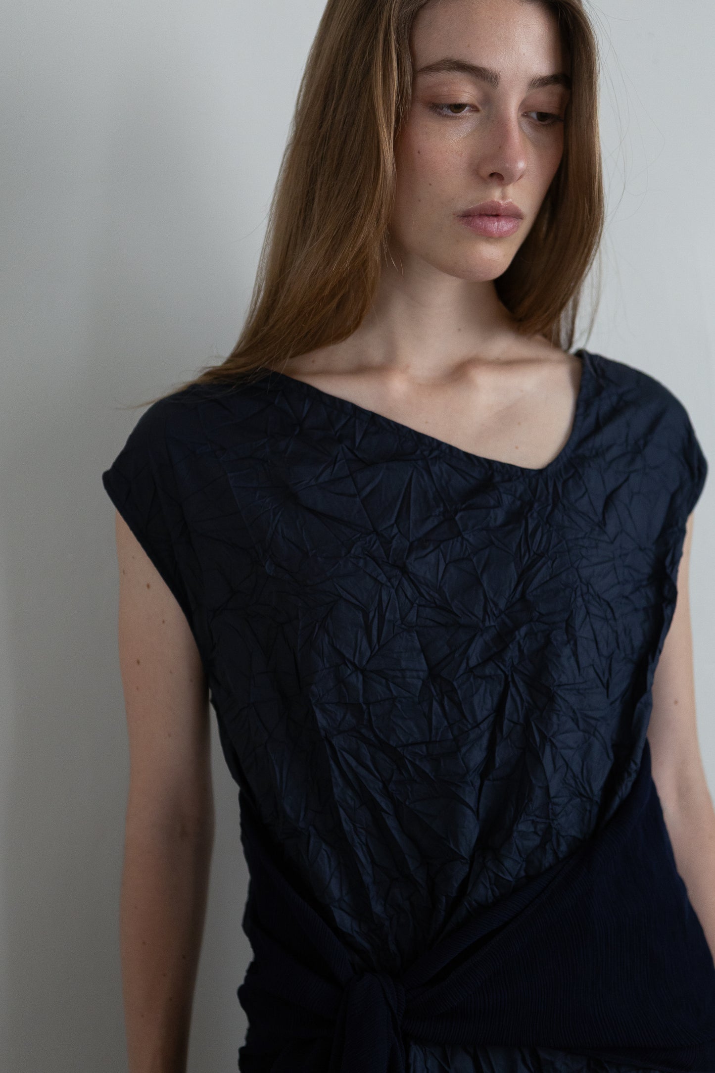 WRAP blue dress