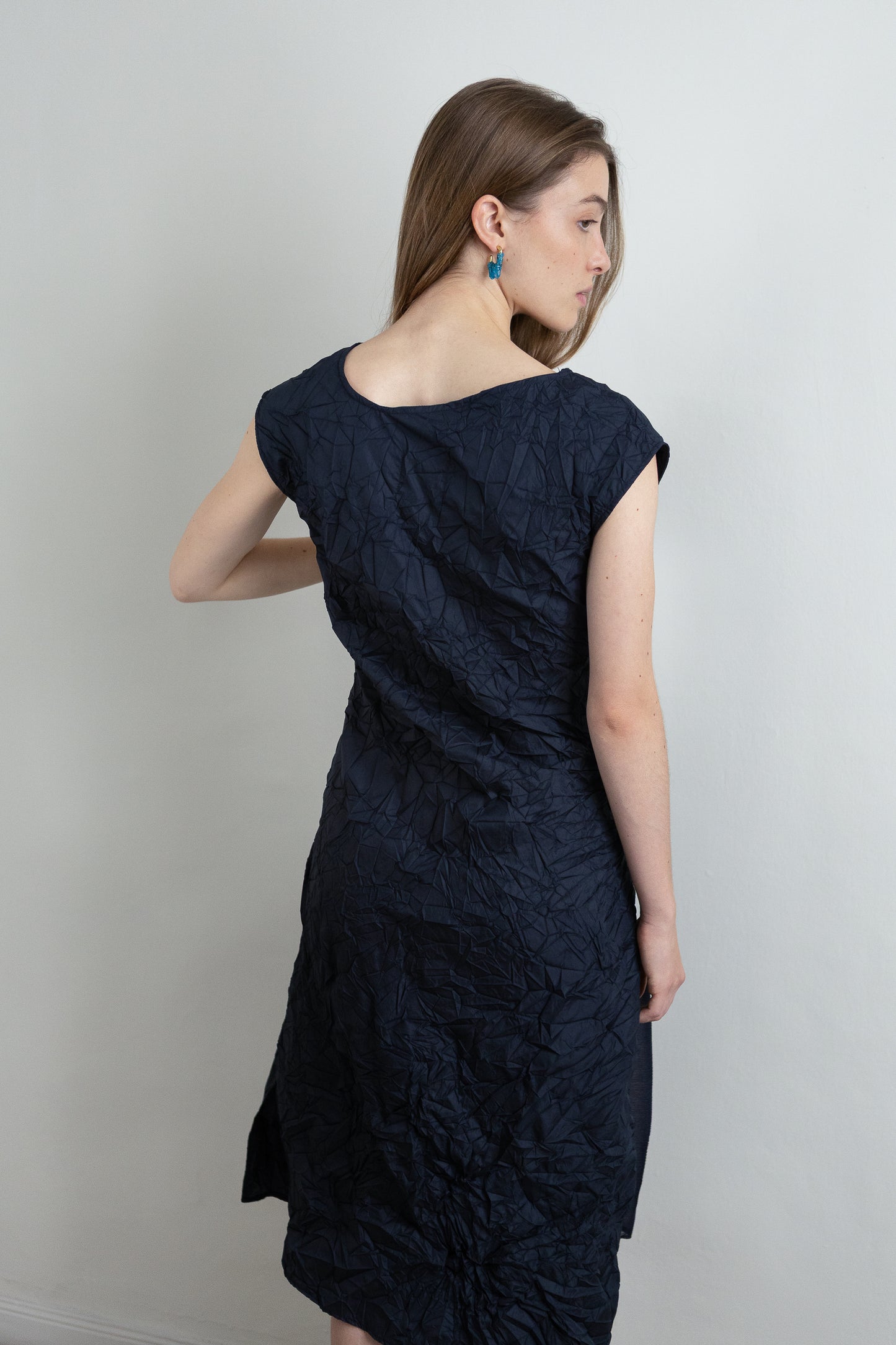 WRAP blue dress