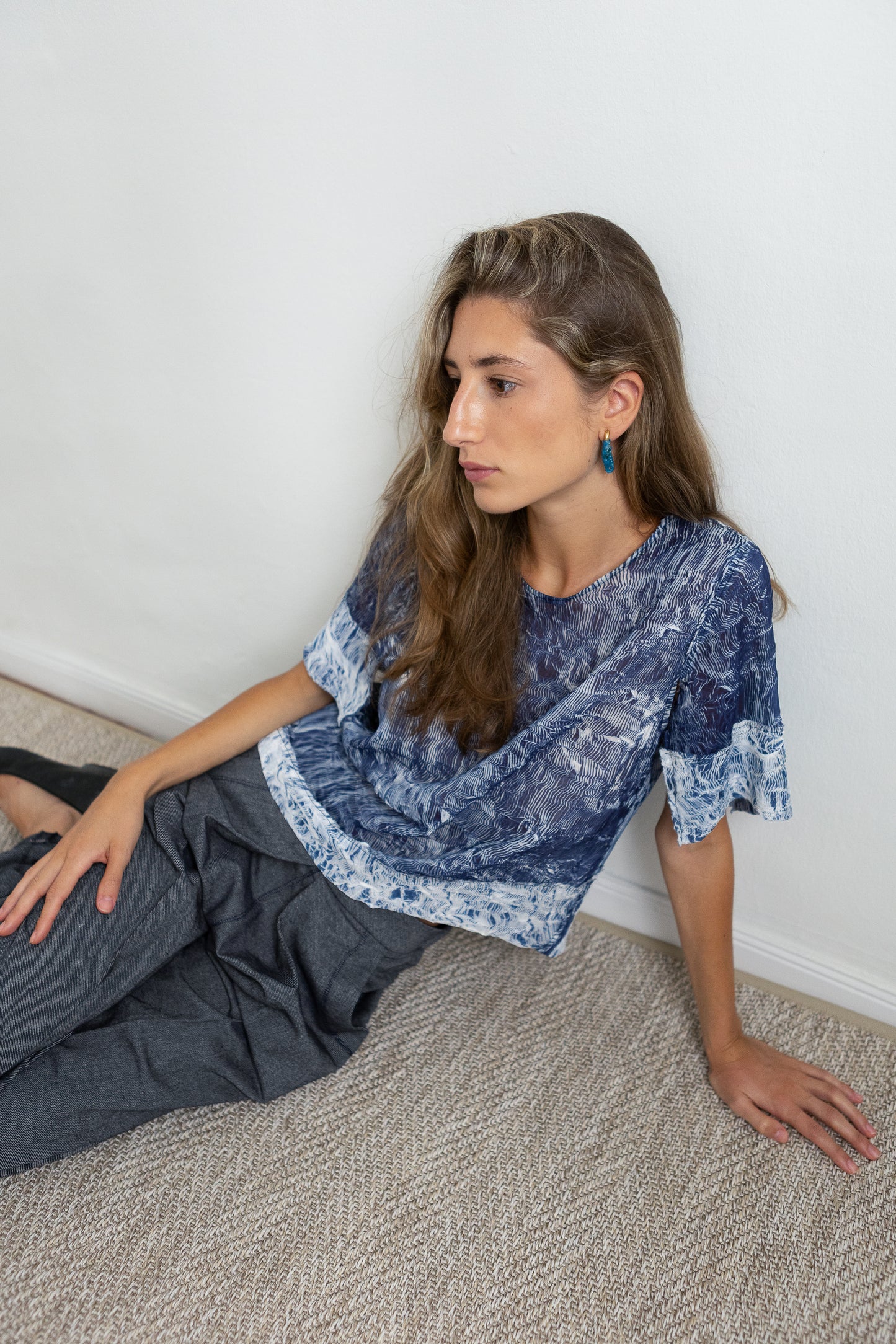 OPEN pleat shirt