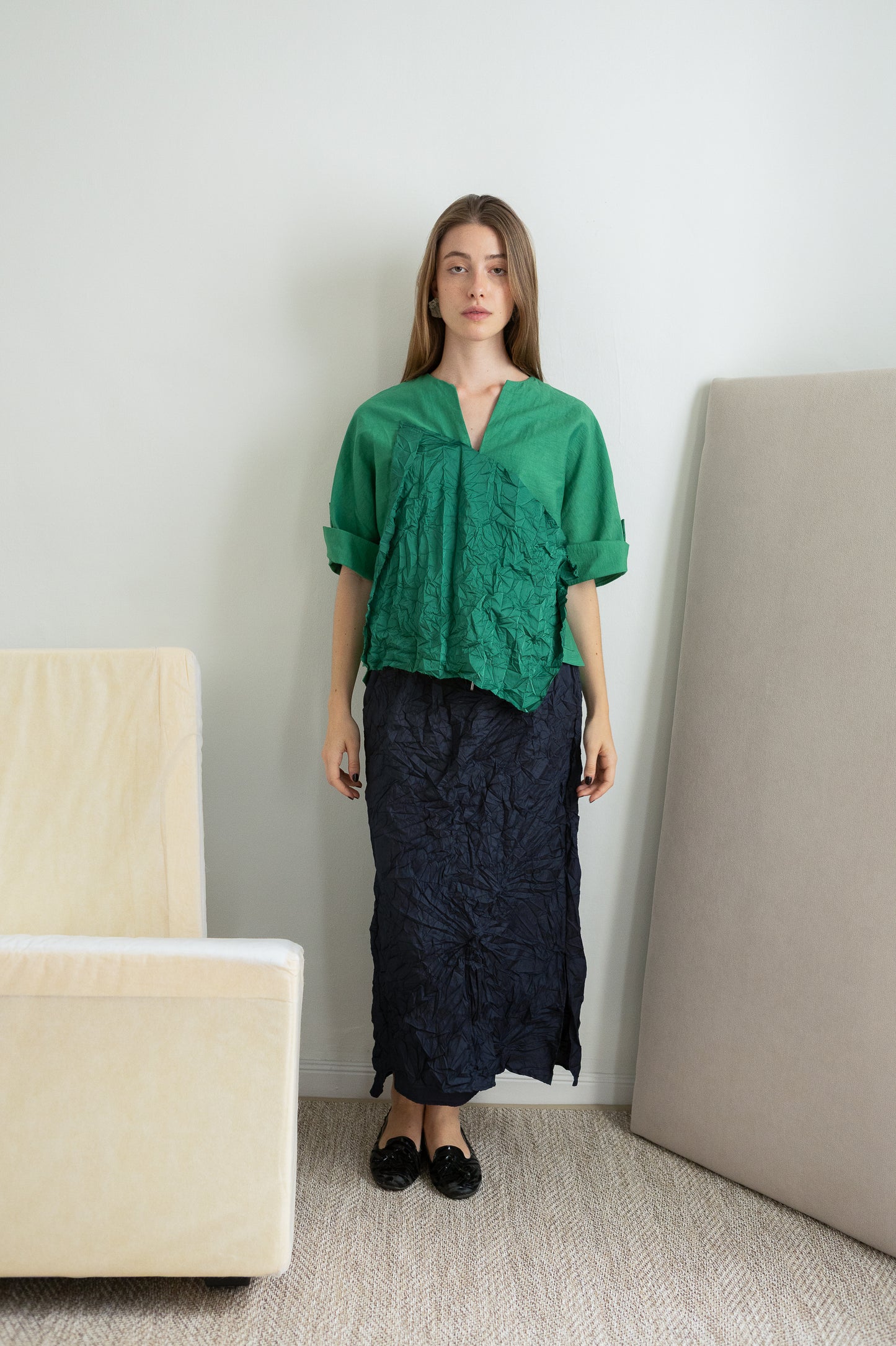 SQUARE green shirt