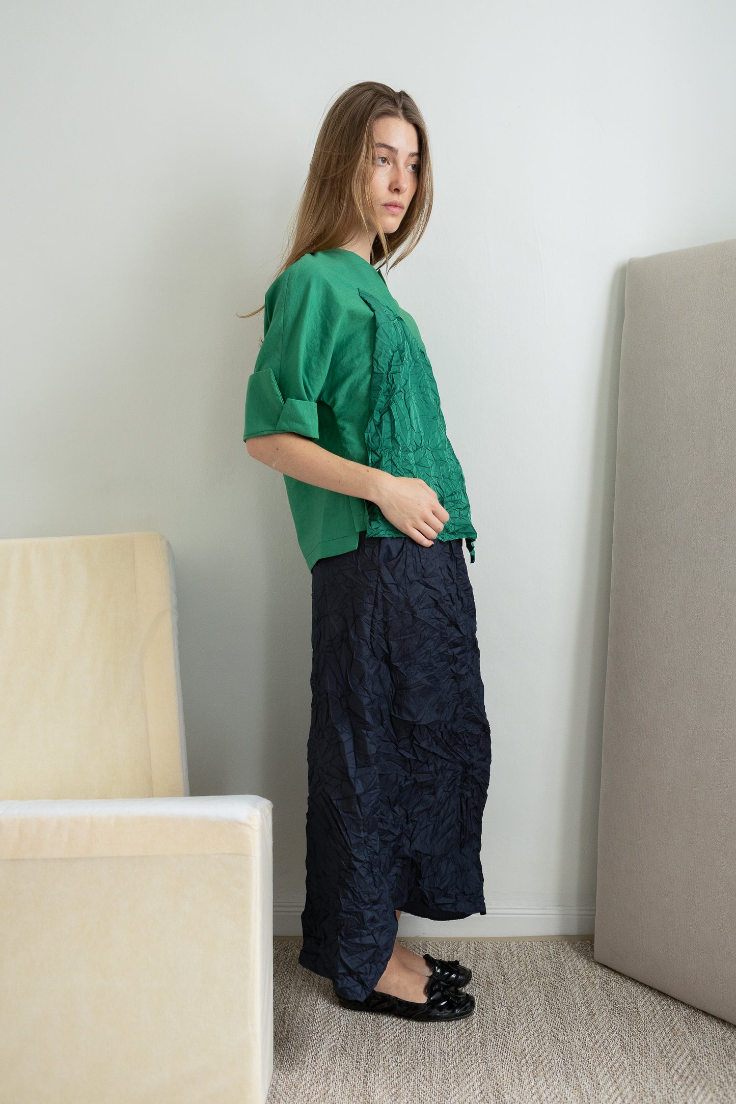 SQUARE green shirt