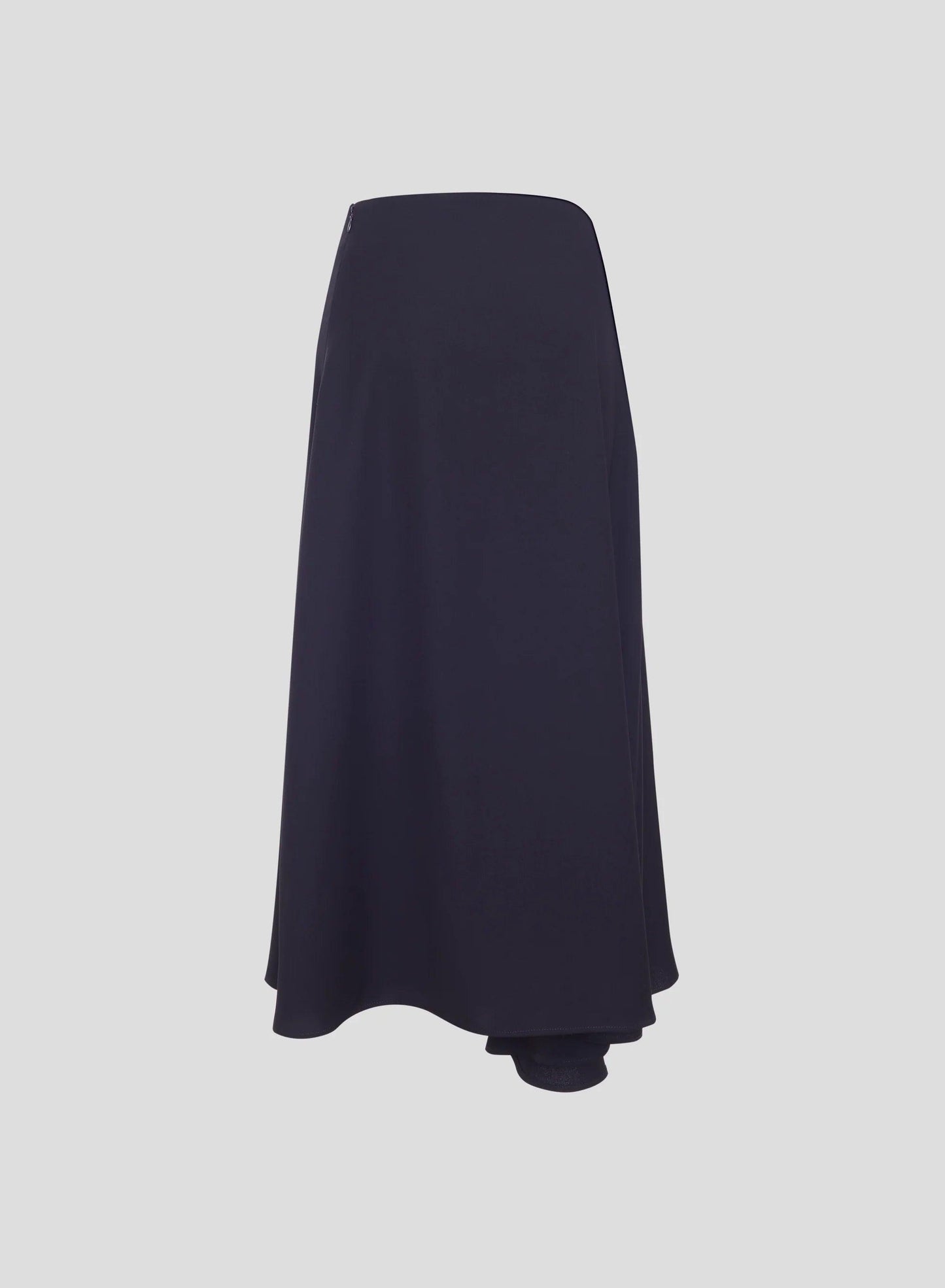 BLACK CREPE SCARF SKIRT - BIAAF LAB